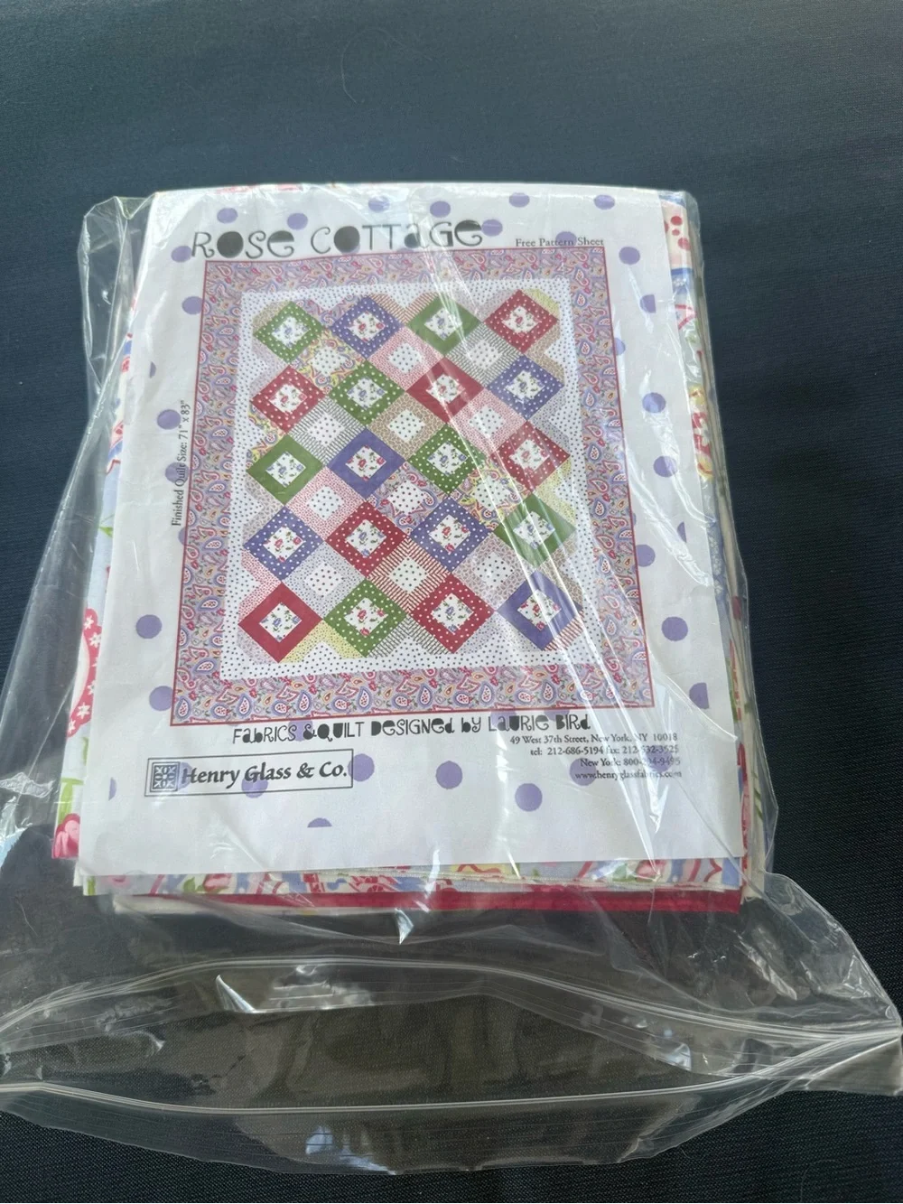 🆕Rose Cottage Quilt Kit🆕
